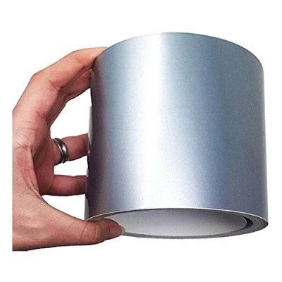 Afbeelding van 4R Quattroerre.it 10543 Trim Stripes plakstrips voor auto&#039;s, zilver, 100 mm x 10 m