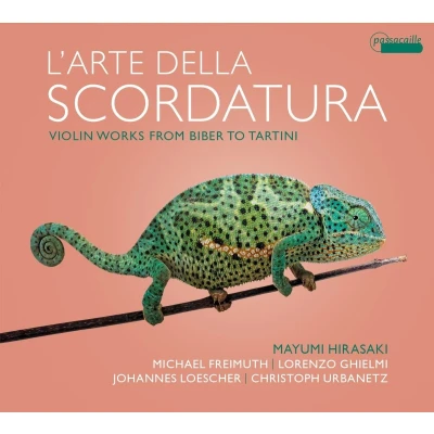 Afbeelding van Lorenzo Ghielmi, Mayumi Hirasaki, Christoph Urbanetz L&#039;Arte Della Scordatura: Violin Works From Biber To Tartini (CD)