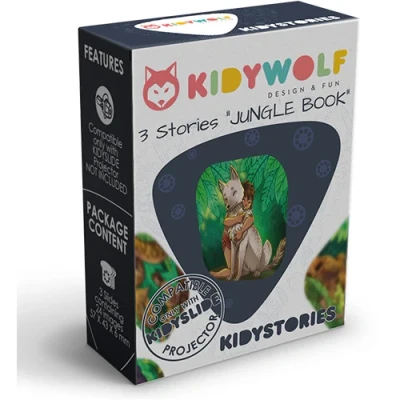 Afbeelding van Kidywolf discs voor projector zaklamp kidyslide jungle book 3st