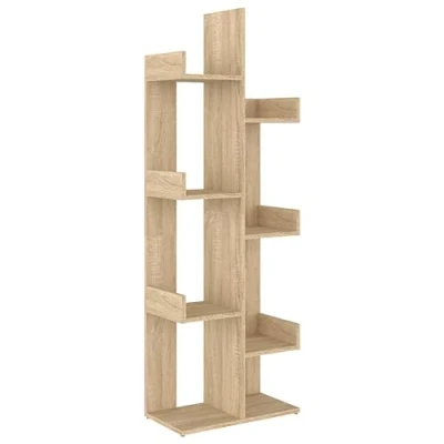 Afbeelding van vidaXL Boekenkast Sonoma eiken 48x25,5x140 cm bewerkt hout