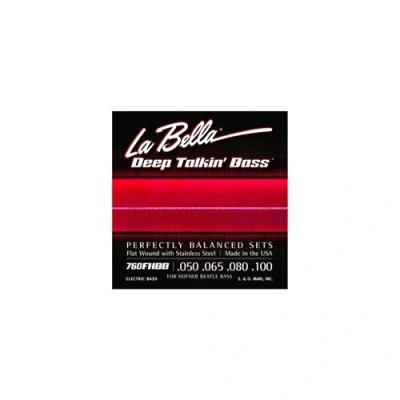 Image de Labella 760FHBB Beatle Bass 50 100 Jeux de cordes basse filet plat