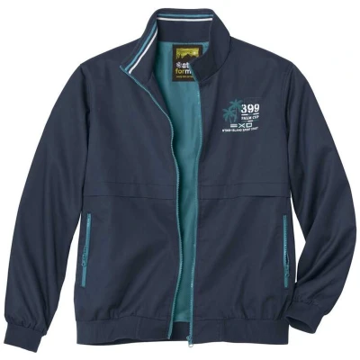 Afbeelding van ATLAS FOR MEN Twill jas Verkrijgbaar in grote maten van M tot 5XL, Marine