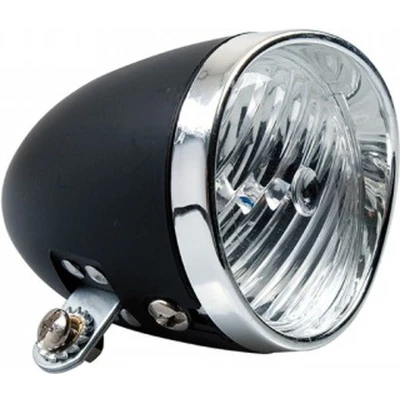 Afbeelding van Koplamp Nostalgie led zwart incl.batteri