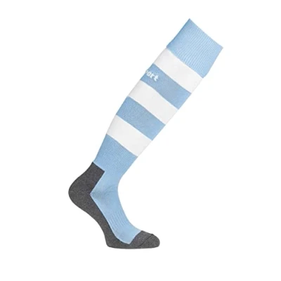 Afbeelding van Uhlsport Team Pro Essential Stripe Voetbalkousen Hemelsblauw / Wit Maat: 45 47