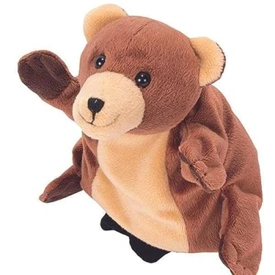Afbeelding van Beleduc Handpuppe BÄR Knuffel voor kinderen, Maat: One Size, Brown