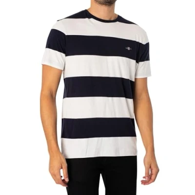 Afbeelding van GANT Tshirt print offwhite, Heren, Maat: Medium, Offwhite
