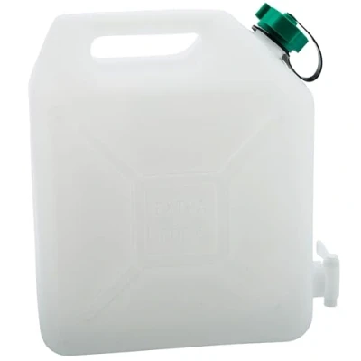 Image de Eda 6603650 jerrican Alimentaire 10L avec Robinet Mixte Adulte, Transparent, 10 L