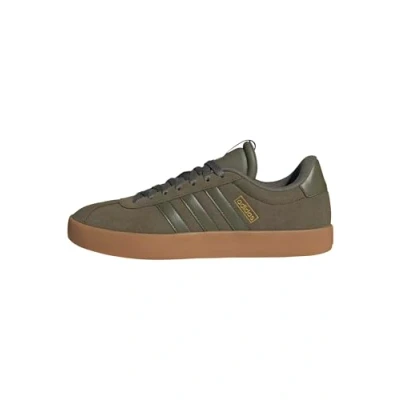 Afbeelding van adidas Vl Court 3.0 Shoes herenschoenen, Olive Strata Gold Met