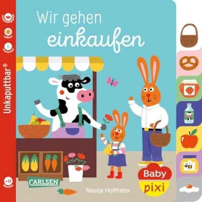 Afbeelding van Baby Pixi (unkaputtbar) 148: Wir gehen einkaufen: Unzerstörbares Buch ab 12 Monaten rund ums Einkaufen auch als Badebuch geeignet (148