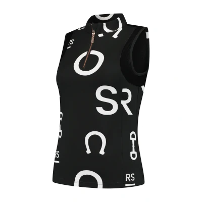 Image de Mrs. Ros Chemise Jet Set Logo Sans Manche AnthraciteVendu par Agradi