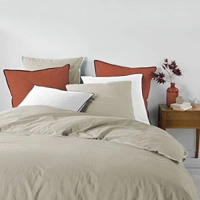 Afbeelding van douceur d&#039;intérieur, 3 delige set (260 x 240 cm), linnen, 100% katoen