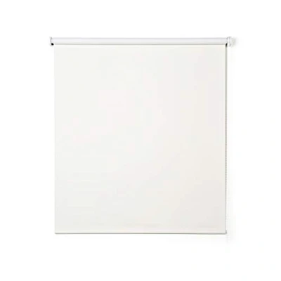 Afbeelding van STORESDECO Verduisterend rolgordijn voor ramen en deuren kleur ecru, 120 cm x 250