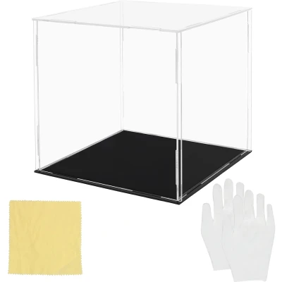 Afbeelding van Belle Vous Helder Acryl Display Kast Standaard Set 15 x cm Grote Stofvrije Doos voor Actiefiguren, Toys, Minifigures, Collectibles &amp; Modellen