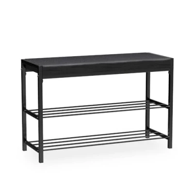 Afbeelding van Vicco Borneo Schoenbank 80 x 52 cm Zwart