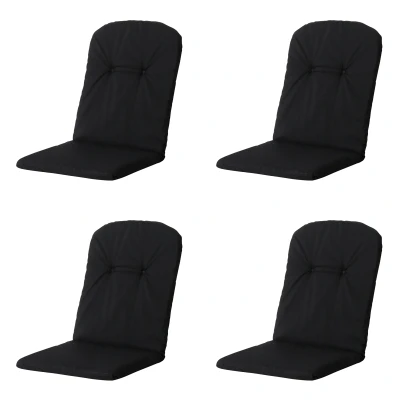 Afbeelding van Madison Kussen Kuip Hoog Panama Black 45x96 Zwart 4 Stuks