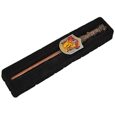 Afbeelding van Ciao Harry Potter toverstaf (30 cm) met Griffoendor embleem in geschenkdoos, jongens, 20192, bruin