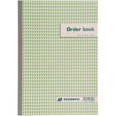 Afbeelding van Exacompta orderbook, ft 29,7 x 21 cm, dupli (50 2 vel) orderbook