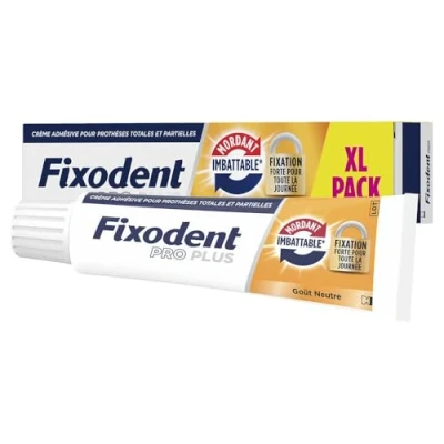 Afbeelding van Fixodent Pro Plus Duo Action tandprothese zelfklevende crème 60 g