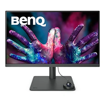 Image de BenQ PD2705U Moniteur Designer (Technologie AQCOLOR, 27 pouces, 4K UHD, IPS, P3 Wide Color, Chargement USB C, DP/HDMI, KVM, Hauteur réglable) Compatible avec MacBook