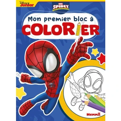 Image de Marvel Spidey et ses amis extraordinaires Mon premier bloc à colorier (Spidey Ghost Spider)