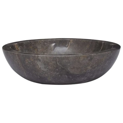 Afbeelding van Gootsteen Ø40x12 cm marmer grijs