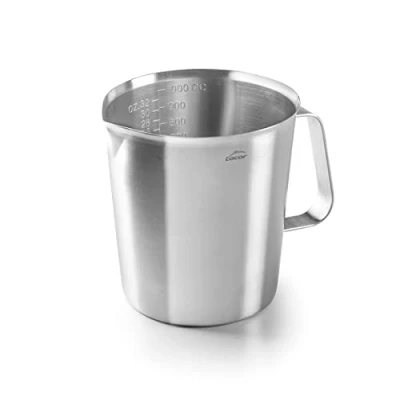 Afbeelding van LACOR 62741 maatbeker, vloeistofteller, roestvrij staal, 11,5 cm, 1 liter