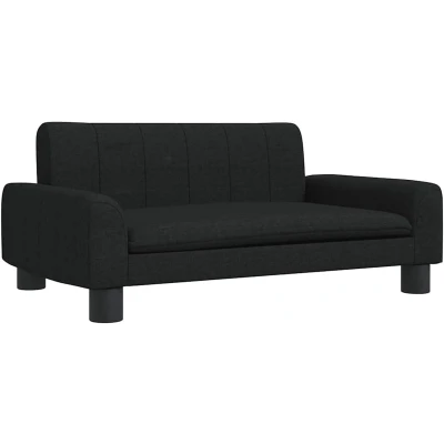 Afbeelding van vidaXL Hondenmand 70x45x30 cm stof zwart
