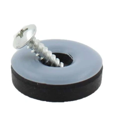 Afbeelding van Lifeswonderful 4 stuks glijders 50 mm van PTFE Teflon voor het vastschroeven meubels, stoelen en tafels