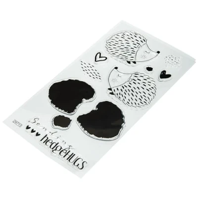 Afbeelding van Layered clear stamps hedgehugs Sizzix