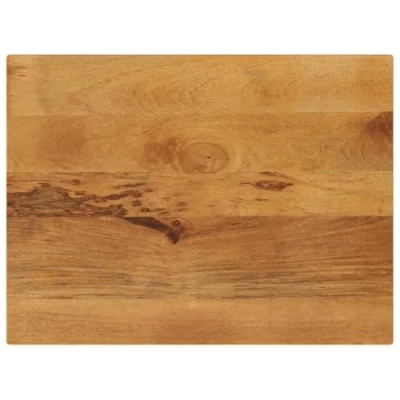 Afbeelding van vidaXL Rechthoekig tafelblad van rustiek hout, reserveblad voor salontafel, bijzettafel, eettafel, dienblad massief mangohout