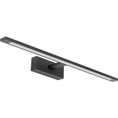 Afbeelding van QAZQA Moderne wandlamp zwart 62 cm incl. LED IP44 Jerre