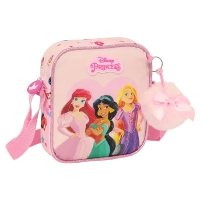 Afbeelding van Schoudertas Princesses Disney Summer adventures Roze 16 x 18 4 cm