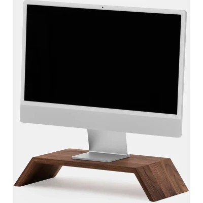Afbeelding van Oakywood Monitor Stand Walnut Wood