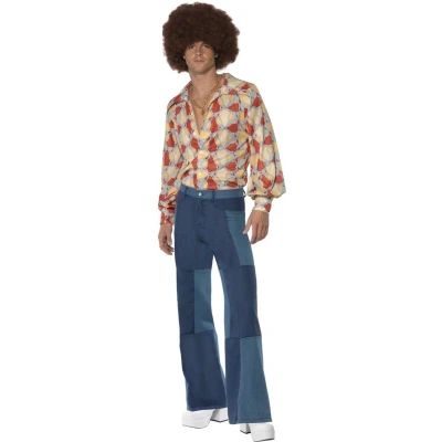 Afbeelding van &quot;Disco broek voor heren Verkleedkleding Large&quot;