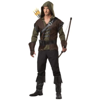 Afbeelding van CALIFORNIA COSTUMES Robin Hood kostuum voor heren L