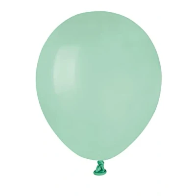 Afbeelding van 100 stuks hoogwaardige natuurlijke latexballonnen A50 (Ø 13 cm / 5 inch), aquamarijngroen