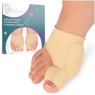 Afbeelding van HALUTO Hallux Valgus Teencorrectiebandage, teenscheider, sokken met gelbescherming