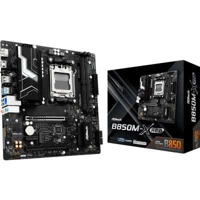 Afbeelding van ASRock B850M X R2.0 Moederbord Micro ATX Socket AM5 AMD B850 Realtek ALC897 RTL8125BG Ethernet 2.5Gbps