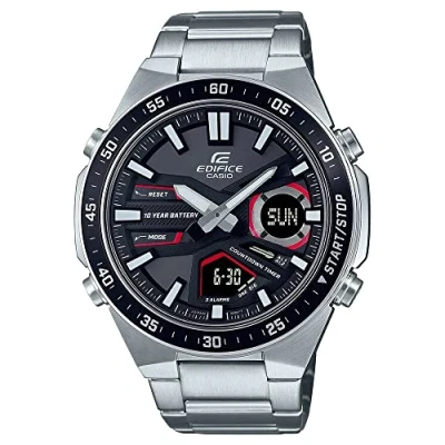 Afbeelding van Casio Edifice EFV C110D 1A4VEF Herenhorloge 46,9 mm Zilverkleurig