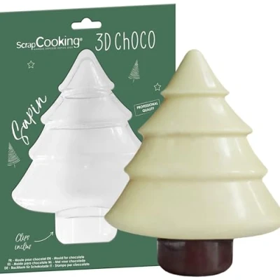 Afbeelding van Scrapcooking kerstboom 3D mal choco