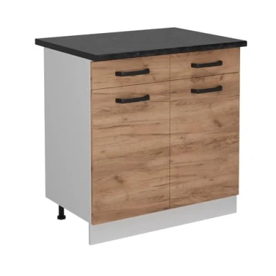 Afbeelding van Vicco Keukenkast R Line Goldkraft eiken 80 cm AP antraciet
