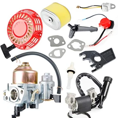 Afbeelding van CarBole GX160 carburateur met achteruitrijstarter, bobine en luchtfilter voor GX140 GX168 GX200 5HP 5,5 HP 6,5 motor