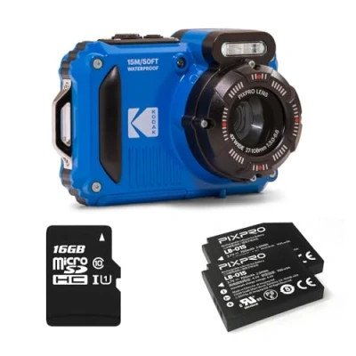 Afbeelding van Kodak WPZ2 Blue + 32gb geheugenkaart