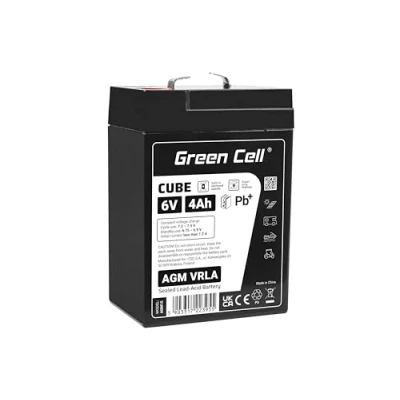 Afbeelding van Batterij voor Ononderbreekbaar Stroomvoorzieningssysteem SAI Green Cell AGM15 4 Ah 220 V