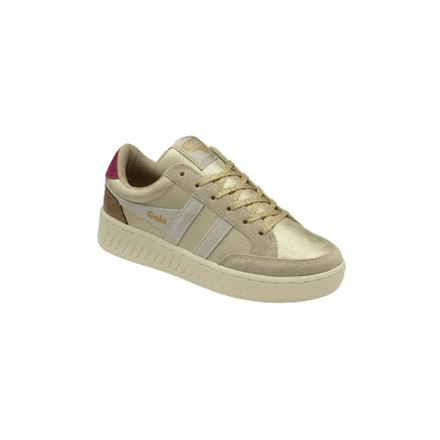 Afbeelding van Gola Sneakers laag, Dames, Maat: 38, Goud Schoenen