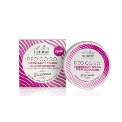 Afbeelding van Deo CO.SO. Sciccoso Vaste Deodorant Biologisch op basis van ontastbare bicarbonaat en kokosolie 100% Natuurlijke Ingrediënten 50 ml Officina Naturae