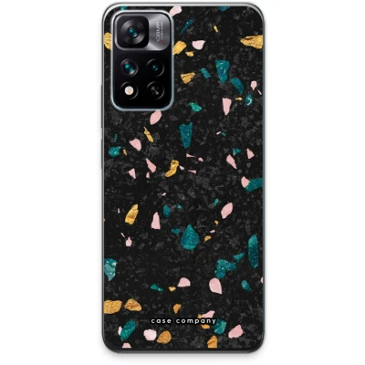 Afbeelding van Case Company® hoesje geschikt voor Xiaomi 11i Hypercharge Terrazzo N10 Soft Cover Telefoonhoesje Bescherming aan alle Kanten en Schermrand