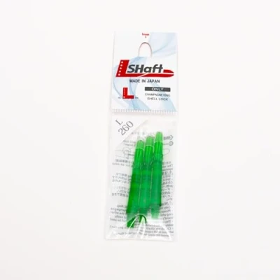 Afbeelding van L Style Shaft Locked Straight Green Dart Shafts Inbetween 260