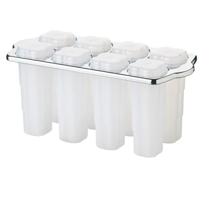 Afbeelding van Kitchen Craft IJsvorm voor 8 IJsjes (incl 16 ijsstokjes)