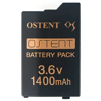 Afbeelding van OSTENT Real 1400 mAh 3,6 V Lithium Ion Li Polymeer Oplaadbare Batterij Vervanging Verbeterde versie voor Sony PSP 2000/3000 S110 Video Game Console